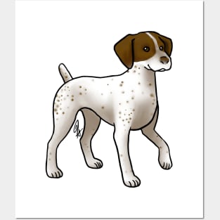 Dog - German Shorthaired Pointer - Liver White Ticked Posters and Art